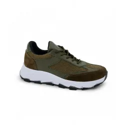 Level AnatomicΑνατομικό Sneaker γυναικείο δερμάτινο 3144 Χακί
